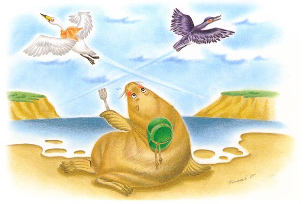 欲張りのトド